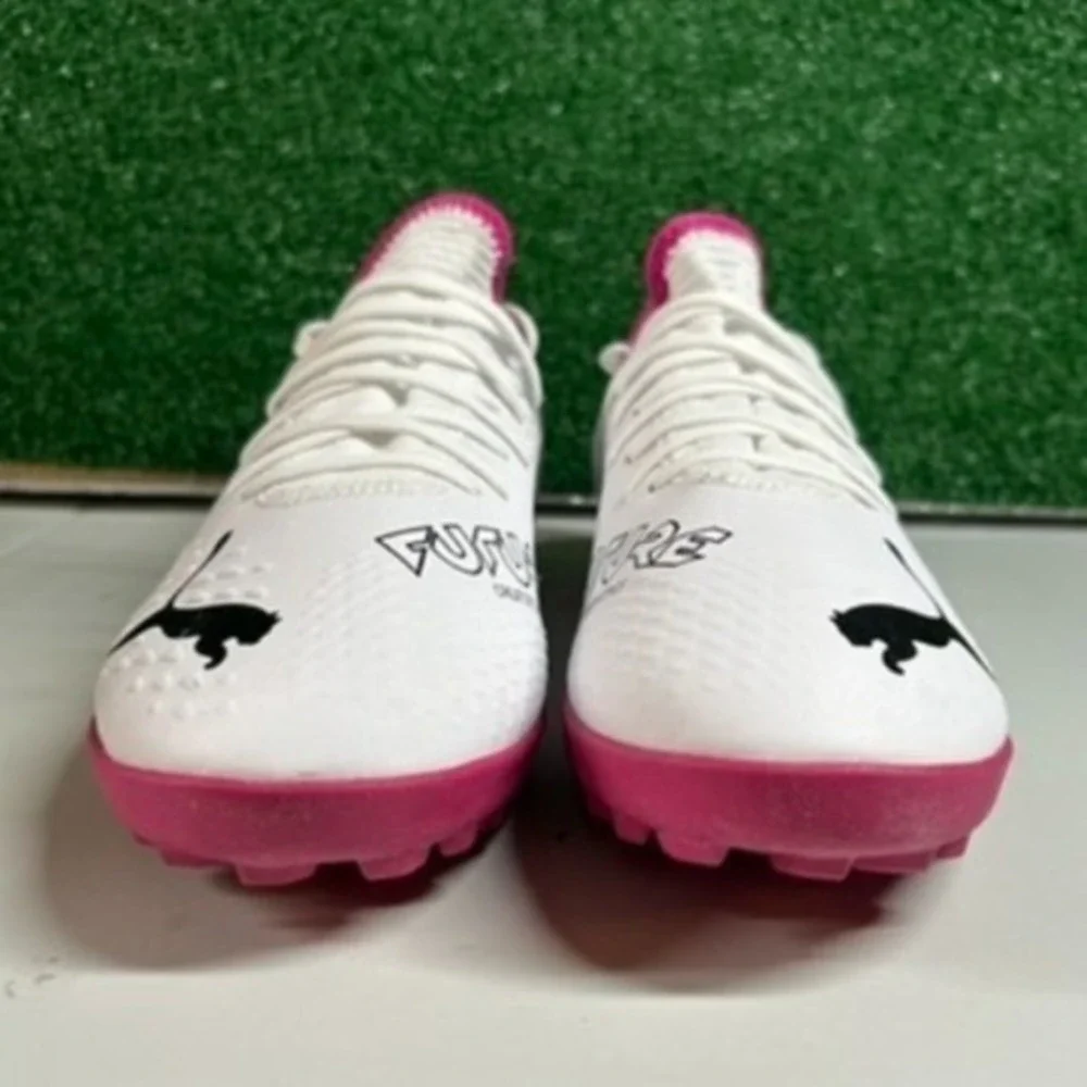 Puma Future Z 4.4 TT Soccer Cleats Mens Size 9 White Pink Turf Training New